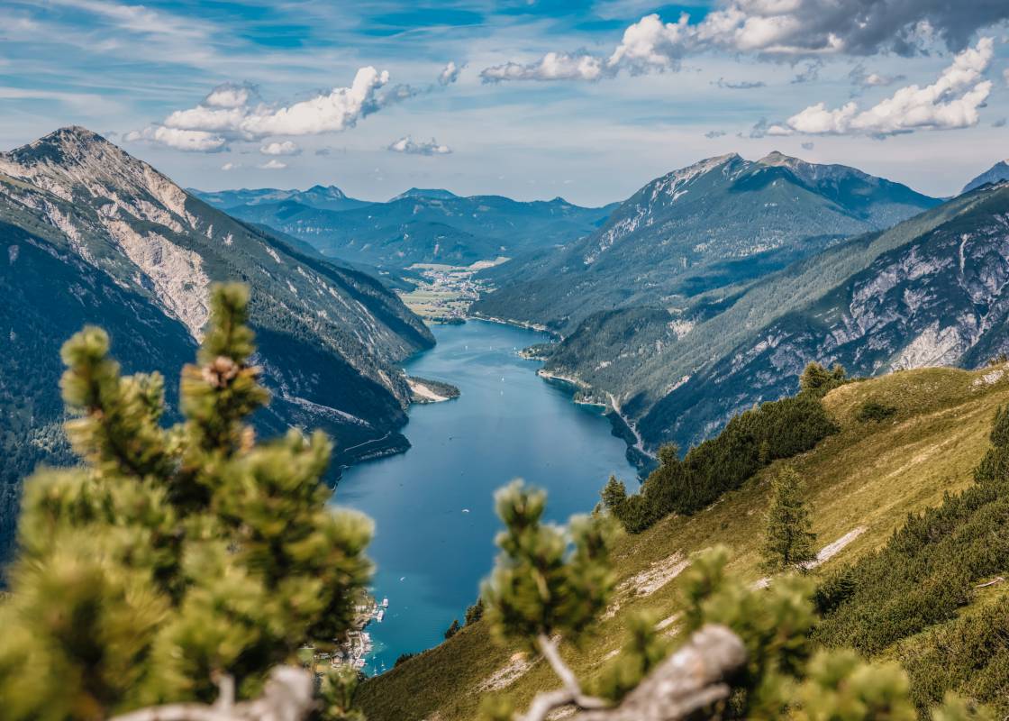 Ausblick vom Bärenkopf auf den Achensee