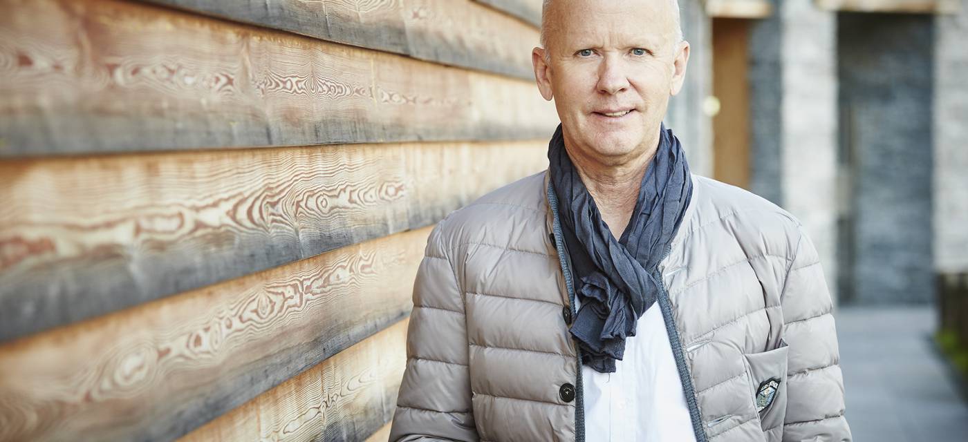 Gastgeber Günther Hlebaina erzählt