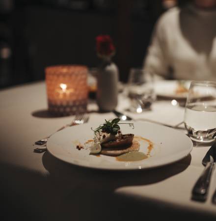Abendessen im Hotel Das Kronthaler
