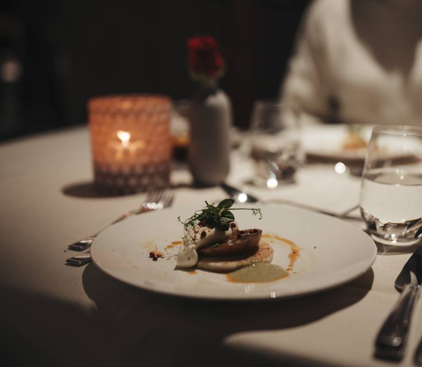 Abendessen im Hotel Das Kronthaler