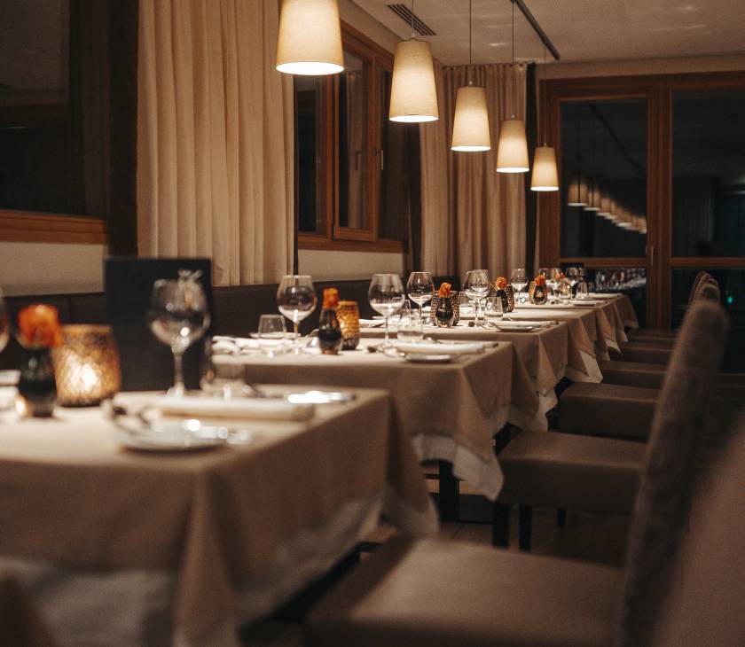 Innenansicht Restaurant im Hotel Das Kronthaler