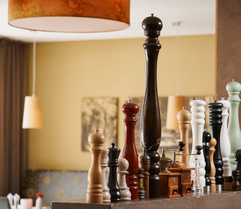 Pfefferstreuer im Restaurant