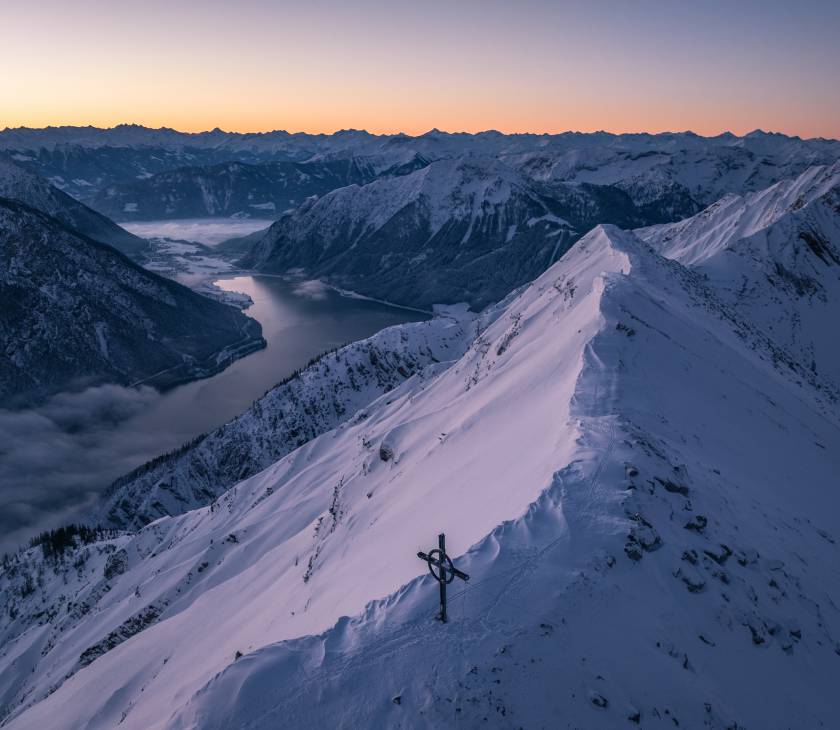 Seebergspitze im Winter