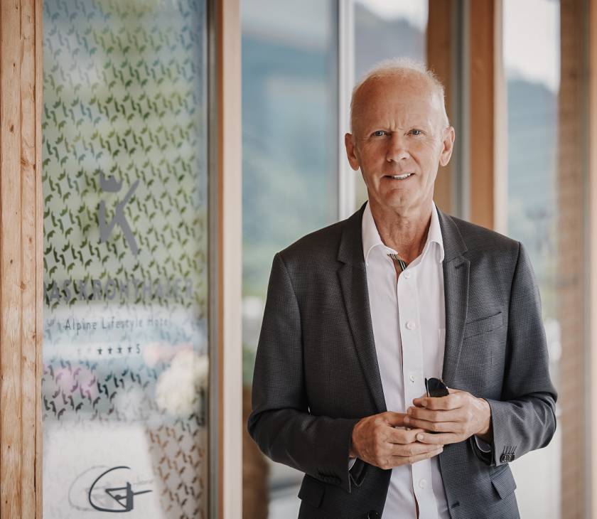 Gastgeber Günther Hlebaina